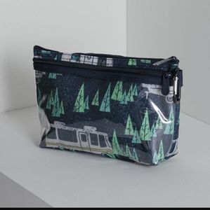 Thirty-One Gifts Clear Clip Pouch RV There Yet (Blue)